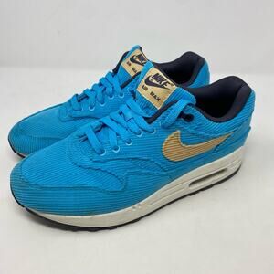Nike Air Max 1 Corduroy Baltic Blue Sneaker Mens Size 8.5